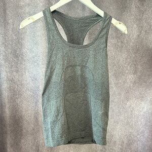 Lululemon Athletica Charcoal Racerback Tank Top